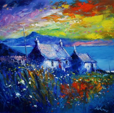 Early Morninglight over Iona lookng to Benmore 24x24